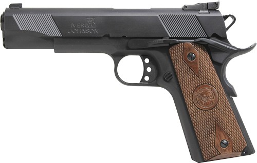 Iver Johnson Eagle 9mm 5in Barrel Matte Blued Walnut Grips 9rd Mag - View 2