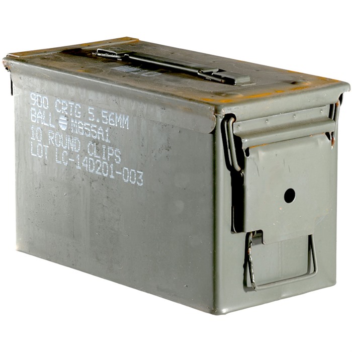 Schreck Wholesale Box50 GI .50 Cal Ammo Can Green - Used - View 2