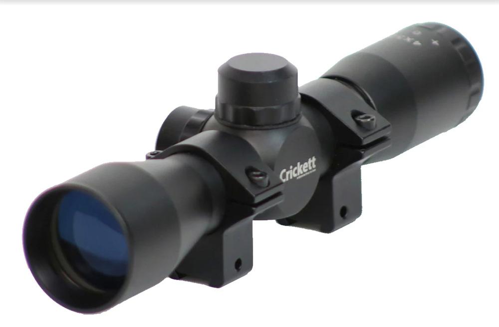 Crickett KSA054 Quick Focus 4x32mm 1" Tube Mil-Dot Reticle - Black - View 2
