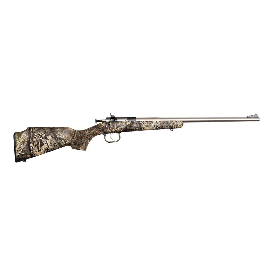 Crickett KSA2166 Youth 22 LR 1rd Capacity, 16.12" Barrel, Fixed/Adjustable Sights, Mossy Oak Break-Up Synthetic Stock, Rebounding Firing Pin Safety - View 2
