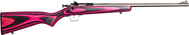 Keystone KSA2226 Crickett 22 LR Single Shot 16.125 in Stainless Pink Lamina - View 2