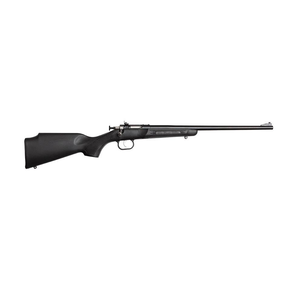 Crickett KSA2280 Youth 22 WMR 1rd 16.12" Blued Barrel & Receiver, Fixed Front/Adjustable Rear Peep Sights, Black Synthetic Stock w/11.5" LOP, Rebounding Firing Pin Safety - View 2