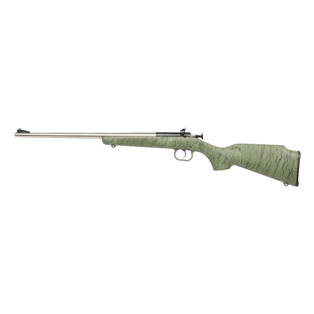 Keystone KSA2442 Crickett 22 LR 16.125" Stainless Rifle Green/Black Stock - View 2