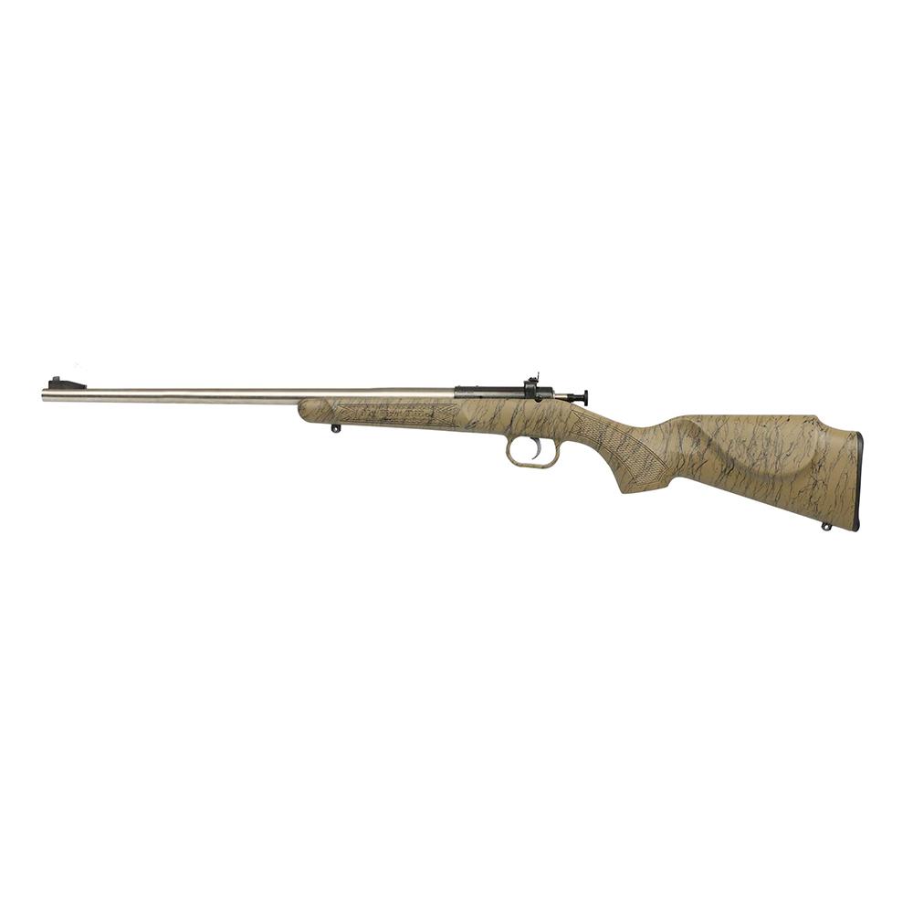 Keystone KSA2443 Crickett 22 LR 16.125" Stainless Rifle Tan/Black Stock - View 2