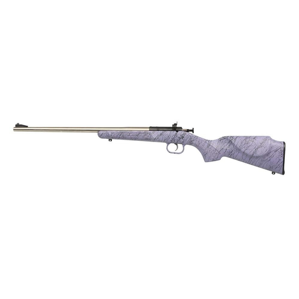 Crickett KSA2445 Gen2 Youth 22 LR 16" Stainless Purple Stock 1rd - View 2