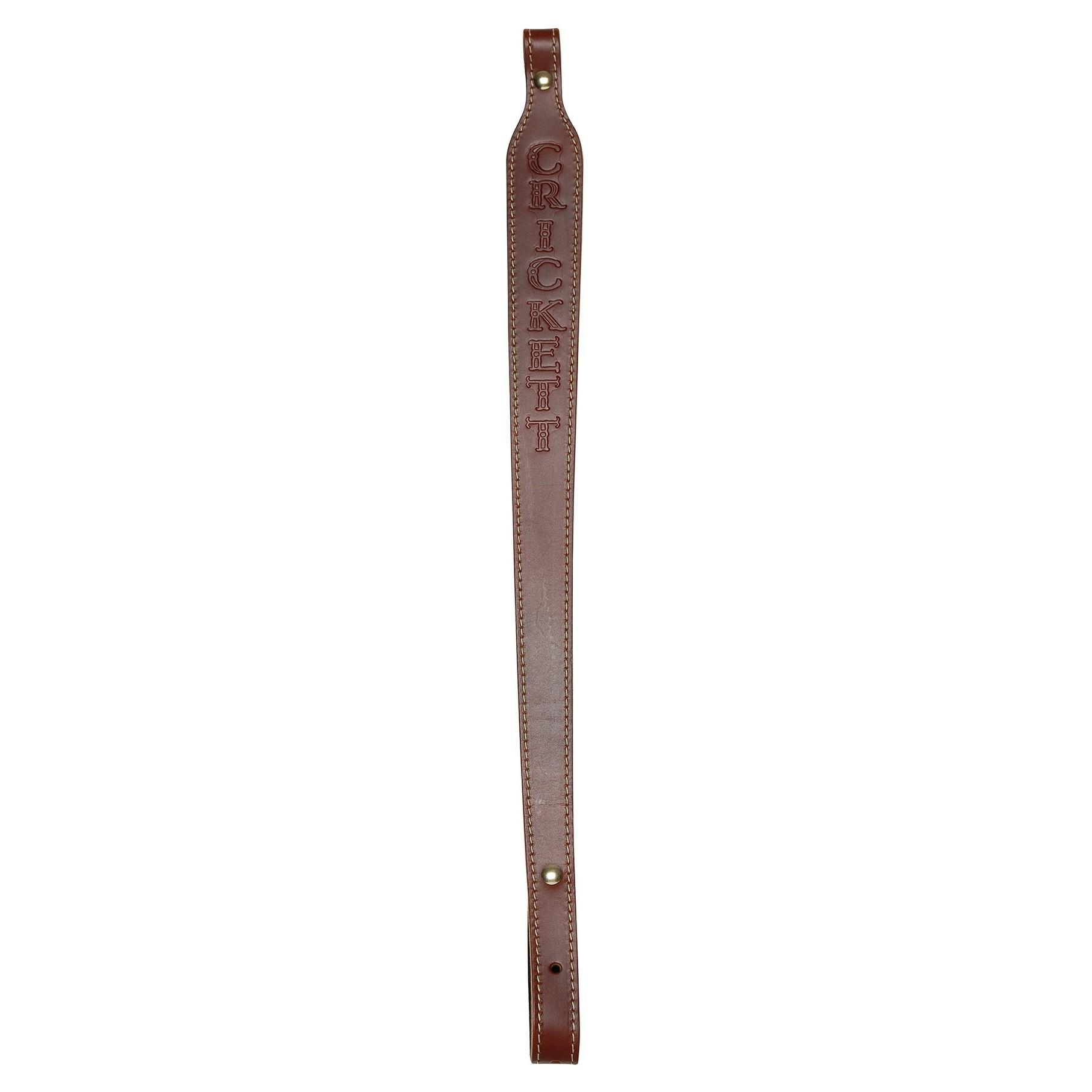 Crickett KSA801 Brown Leather Rifle Sling 23" x 1.75" - View 2