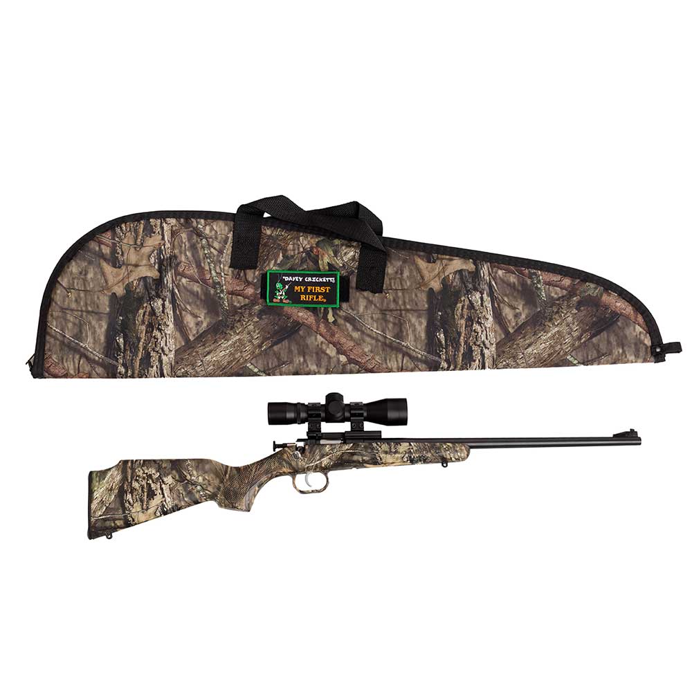 Keystone KSA2163BSC Crickett 22LR Rifle, Camo, 16" Barrel, Scope & Case - View 2