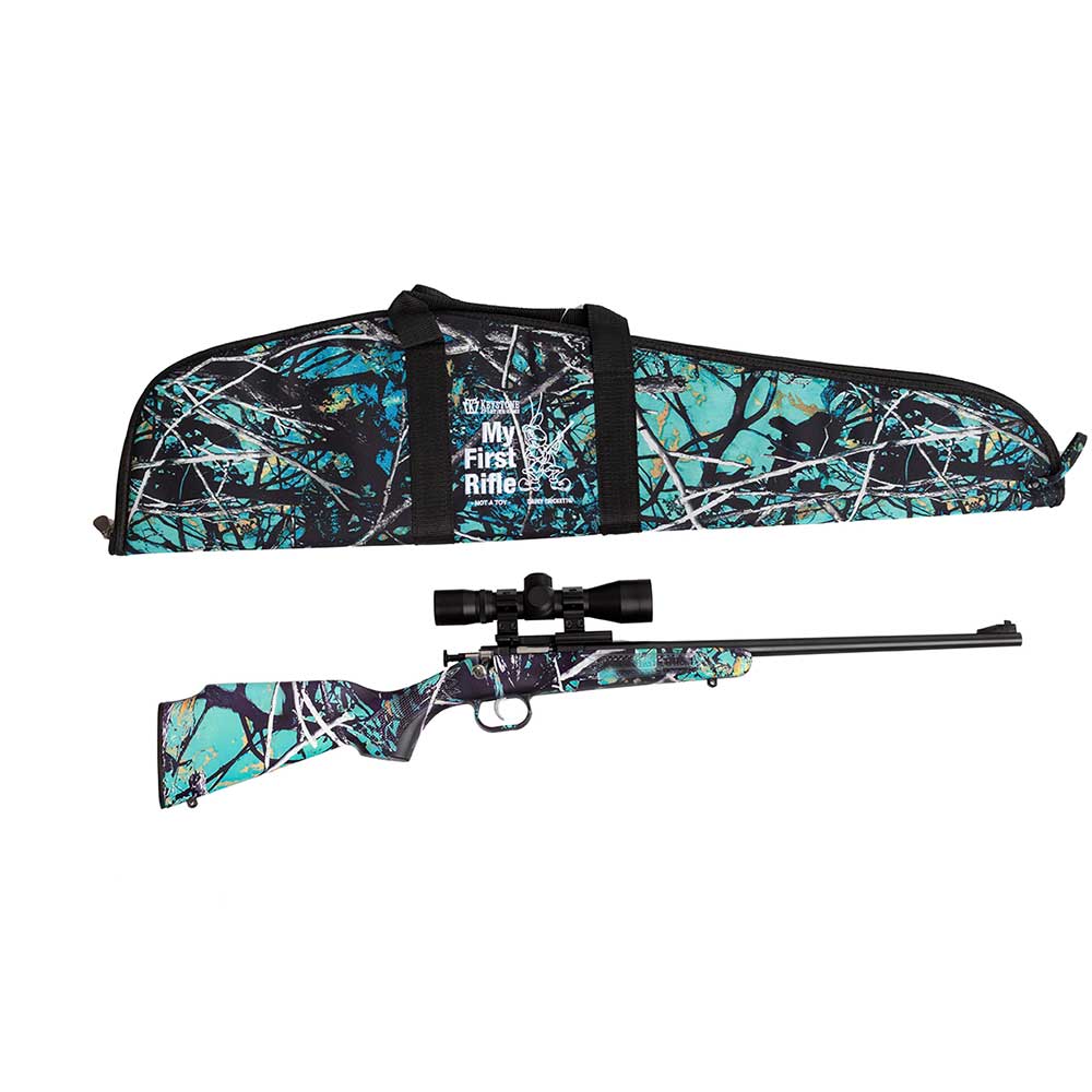 Crickett KSA2172BSC My First Rifle 22 S/L/LR 16" Blued Barrel, Scope - View 2