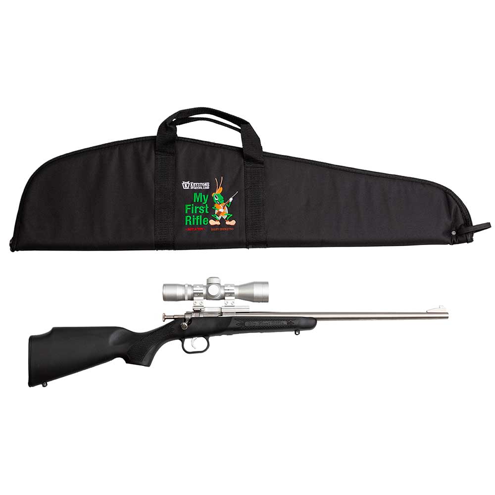Crickett KSA2245BSC My First Rifle 22 S/L/LR 16" SS Barrel Black Stock - View 2