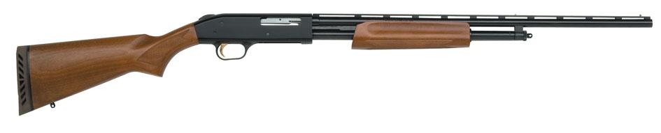 Mossberg 50104 500 All Purpose Field 410 Gauge 5+1 3" 24" Vent Rib Barrel, Fixed-Full Choke, Blued Metal Finish, Hardwood Stock, Ambidextrous Safety - View 2