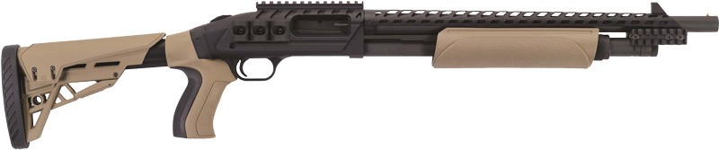 Mossberg 50424 12Ga 5Rd FDE Tactical Pump 18.5in - View 2