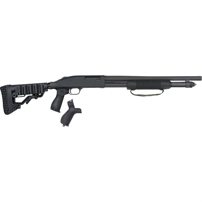 Mossberg 590 Tactical 12 Gauge 18.5 in Barrel Matte Blued 6+1 Pump Action - View 2
