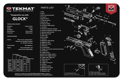 TekMat TEK-R17-GLOCK Cleaning Mat 11" x 17" 1.00" - View 2