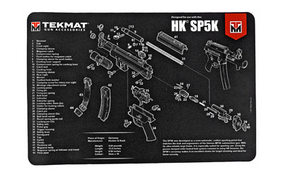 TekMat TEK-R17-HK-SP5K Cleaning Mat 11"x17" Parts Diagram - View 2