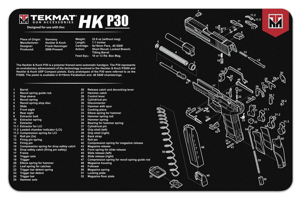 TekMat TEKR17HKP30 Cleaning Mat 11x17" Black/White - View 2
