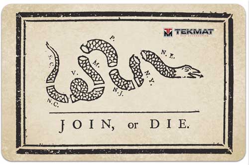 TekMat Join or Die Gun Cleaning Mat 17" Black/Gray R17-JOIN - View 2