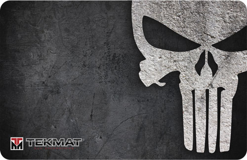 TekMat TEKR17PUNISHER Cleaning Mat 11"x17" Rubber Black/White - View 2