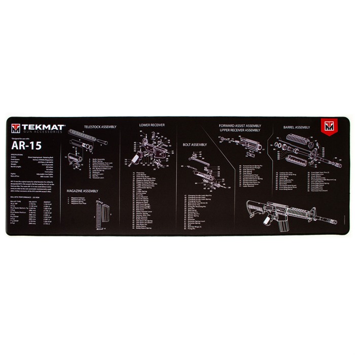 TekMat TEKR44AR15WPD AR-15 Ultra 44" Cleaning Mat, Water/Oil Resistant - View 2