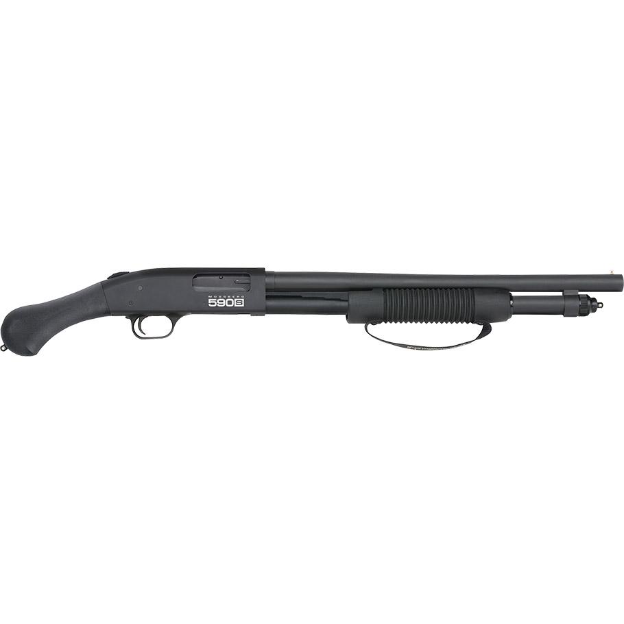 Mossberg 51600 590S Shockwave 12 Gauge 10+1 18.50" Matte Blued Black Fixed Raptor Birdshead Grip - View 2