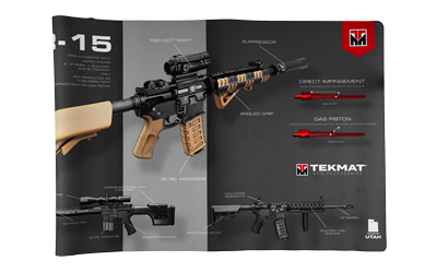 TekMat TEK42AR15WPD AR-15 Door Mat, Black, 25"x42" Waterproof Rubber - View 2