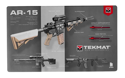 TekMat TEK42AR15WPD AR-15 Door Mat, Black, 25"x42" Waterproof Rubber - View 3