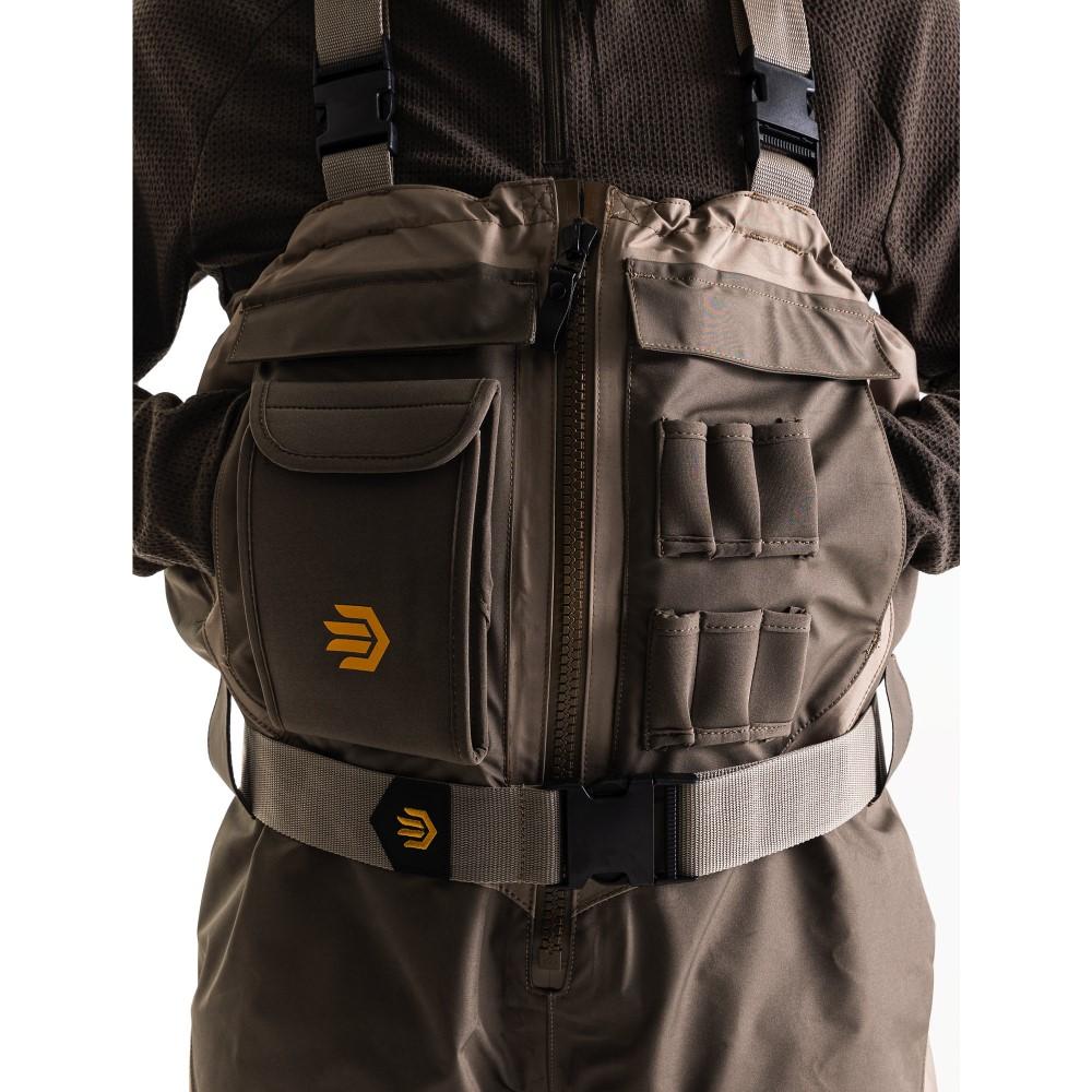 Lacrosse 725366-08 Alpha Agility Waders Brown 1600G Size 8 Waterproof - View 2