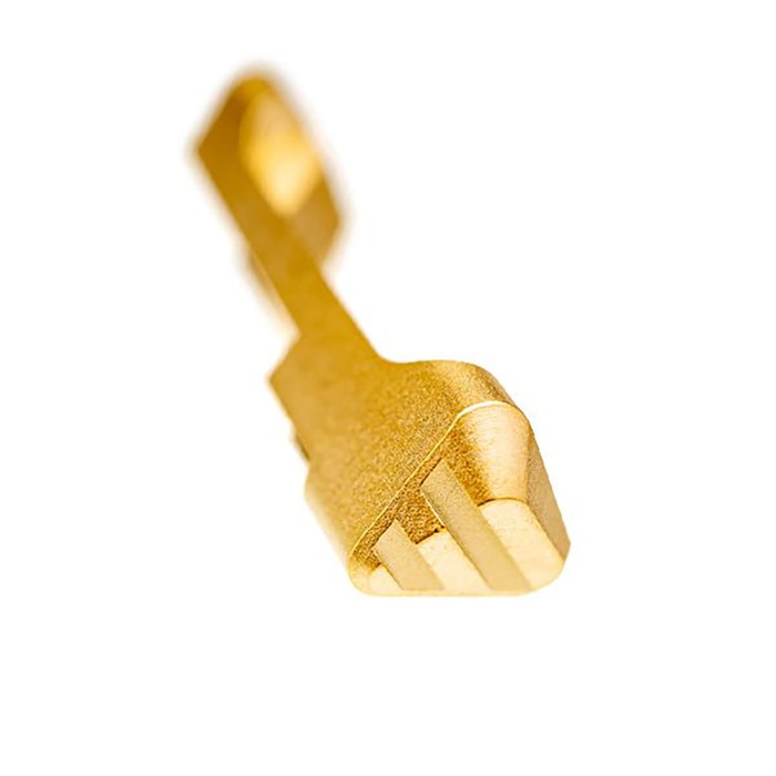 Tyrant Designs TD-P320E-Gold Extended Magazine Release Sig Sauer P320 Gold - View 2