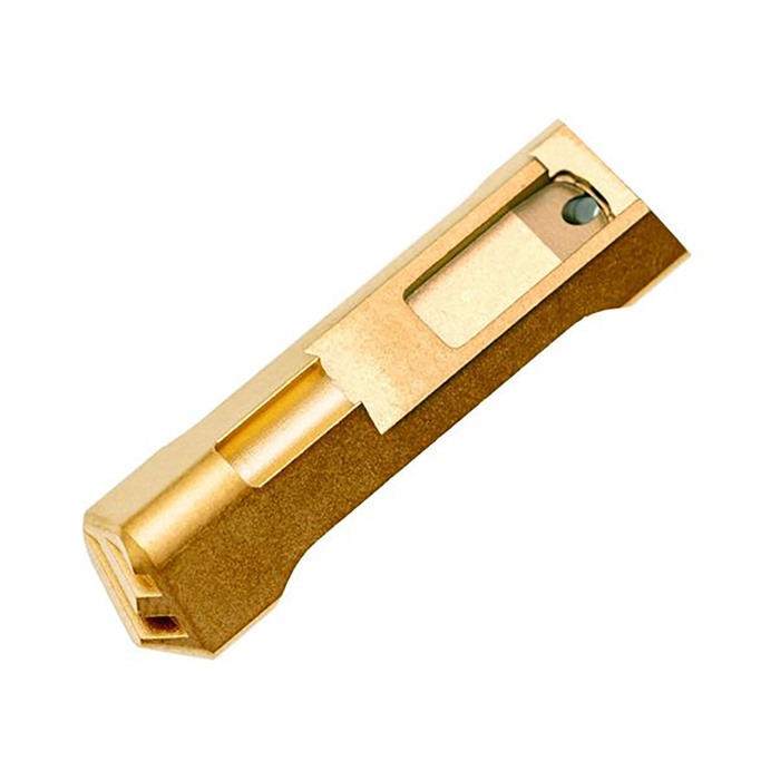 Tyrant Designs TD-P320E-Gold Extended Magazine Release Sig Sauer P320 Gold - View 3