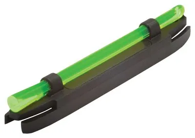 HiViz S200G Magnetic Front Sight Black Green Fiber Optic .171"-.265" - View 2