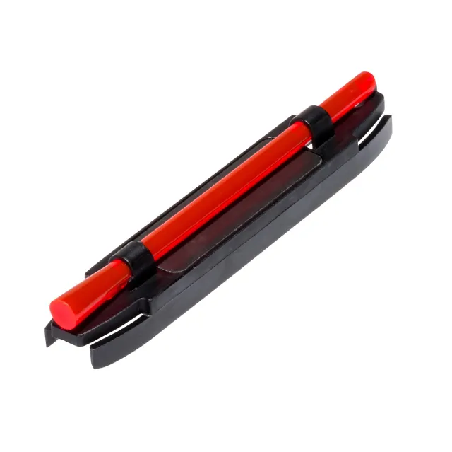HiViz S300R Magnetic Front Sight Black Red Fiber Optic .218"-.328" Rib - View 2