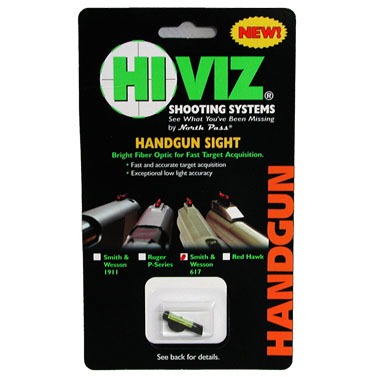 HiViz SW617G Front Sight Smith & Wesson 617647648 Revolver Green Fiber... - View 2