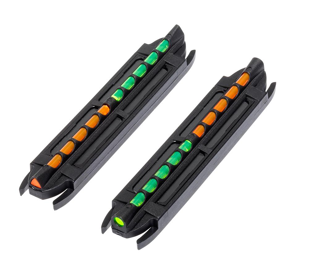 HiViz TO300 Two-In-One Magnetic Shotgun Front Sight Black Green/Orange - View 2