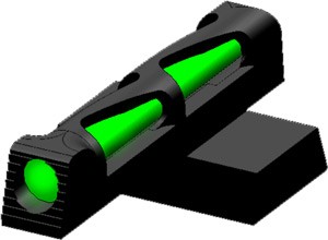 HiViz SF2015 LiteWave Green Fiber Optic Front Sight for Springfield 1911 - View 2