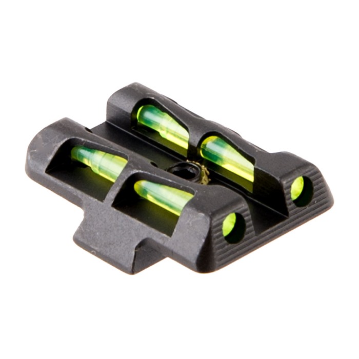 HiViz GLLW11 LiteWave Rear Sight Green Fiber Optic for Glock 42/43/43X/48 - View 3