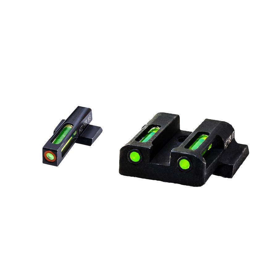 HiViz MPSN521 LiteWave H3 Sight Set for S&W Shield Green/Orange - View 2