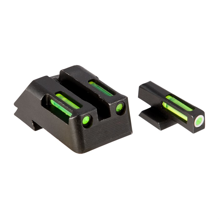 HiViz KBN521 1911 LiteWave H3 Tritium Sight Set Orange/Green - View 2