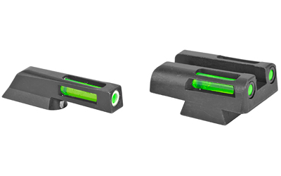 Hi-Viz CZN321 LightWave H3 Night Sights, Green/White, Tritium/Fiber Optic - View 3