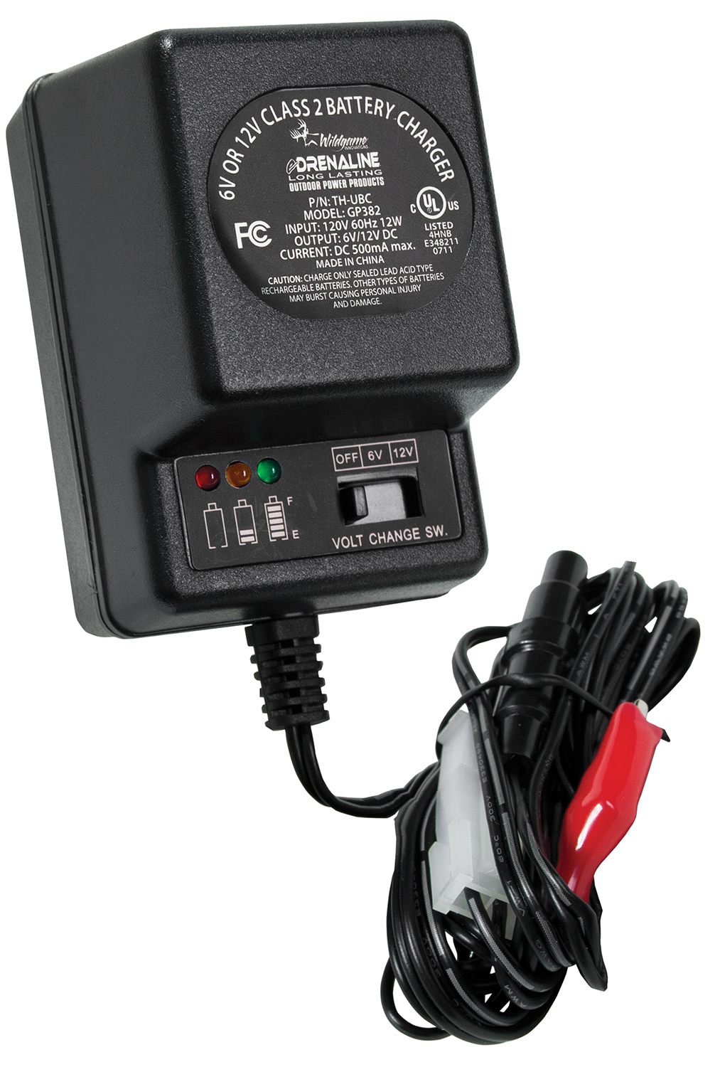 Wildgame Innovations WGIWGIBC0005 Battery Charger 6V/12V Black - View 2