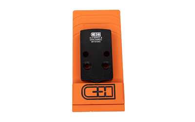 C&H Precision GLX-RMRcc Optic Mount Plate for Glock 43x/48 MOS, Black - View 2