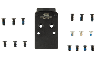 C&H Precision WLPDP2-0-RSH-ST Optic Mount Plate Walther PDP 2.0 Black - View 2