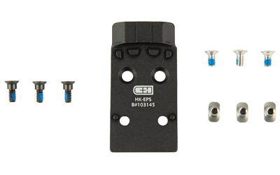 C&H Precision HK-EPS Optic Mounting Plate, HK VP9, Holosun EPS, Black - View 2