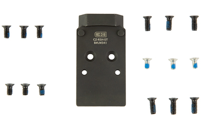 C&H Precision CZ-RSH-ST V4 Optic Mount Plate for CZ P-10, Black Anodized - View 2