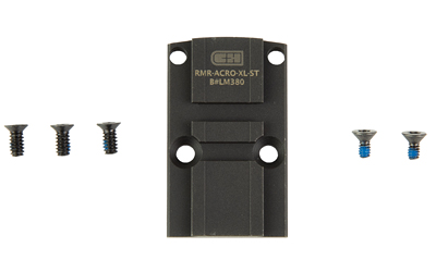 C&H Precision RMR-ACRO-XL-ST Optic Mount Plate, Anodized Black Finish - View 2