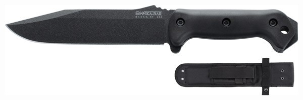 Ka-Bar BK7 Becker Combat Utility Knife 7" 1095 Cro-Van Blade, Sheath - View 2