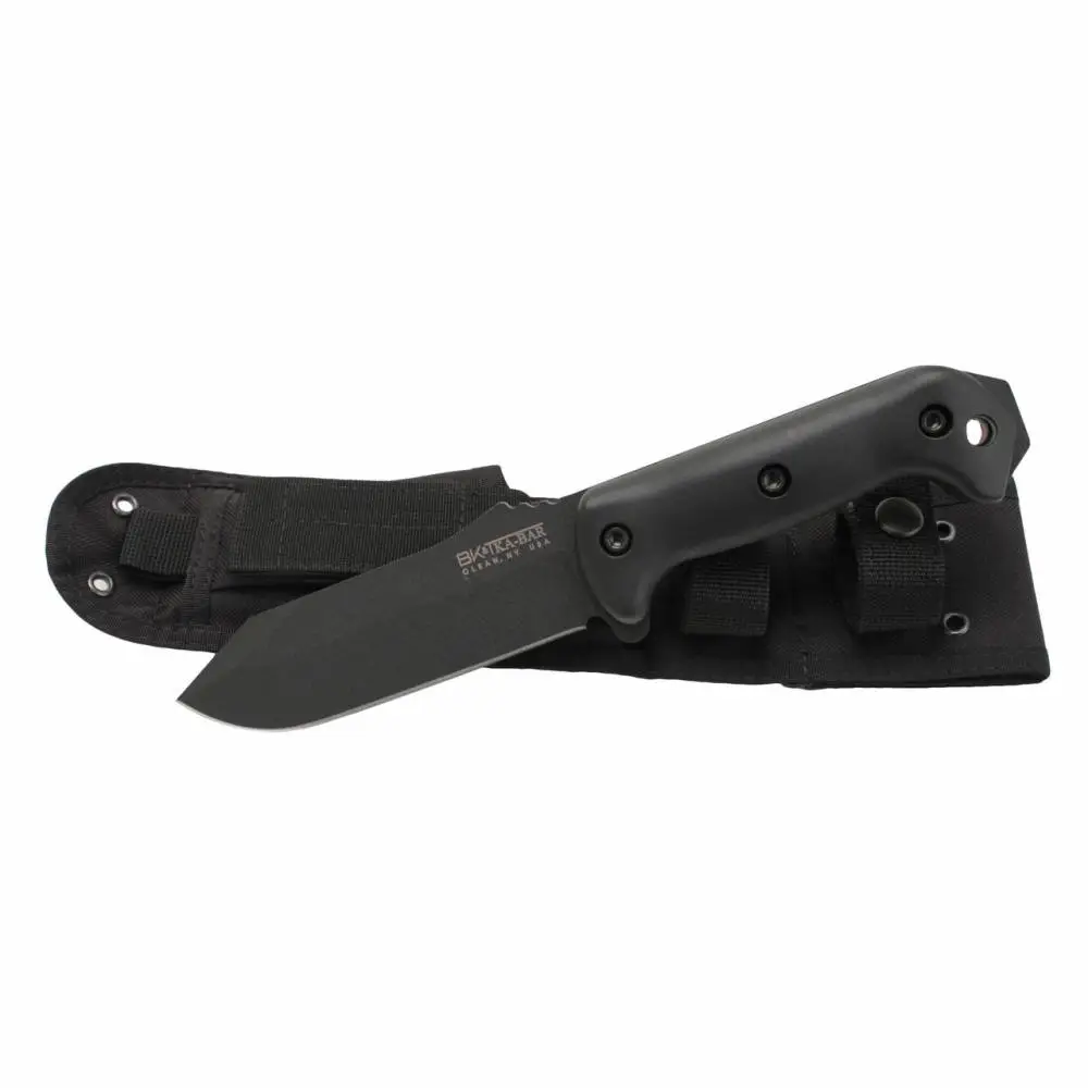 Ka-Bar BK10 Becker Crewman 5.5" Fixed Blade, Black Handle, Sheath Included - View 2