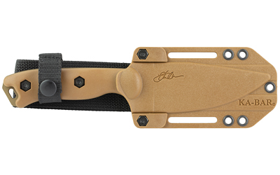 KA-BAR BK19 Becker Nessmuk 4.31" Knife Tan Molle Sheath USA Made - View 4