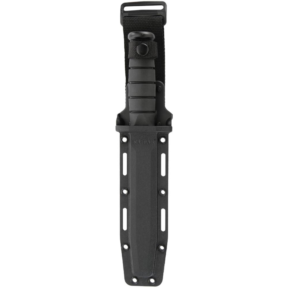 KA-BAR 1213 Full Size Black Fighting Knife 7" Kraton Handle 1095 Cro-Van - View 2