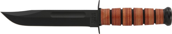 Ka-Bar 1220 Fighting/Utility Knife 7" with Leather Sheath - View 2