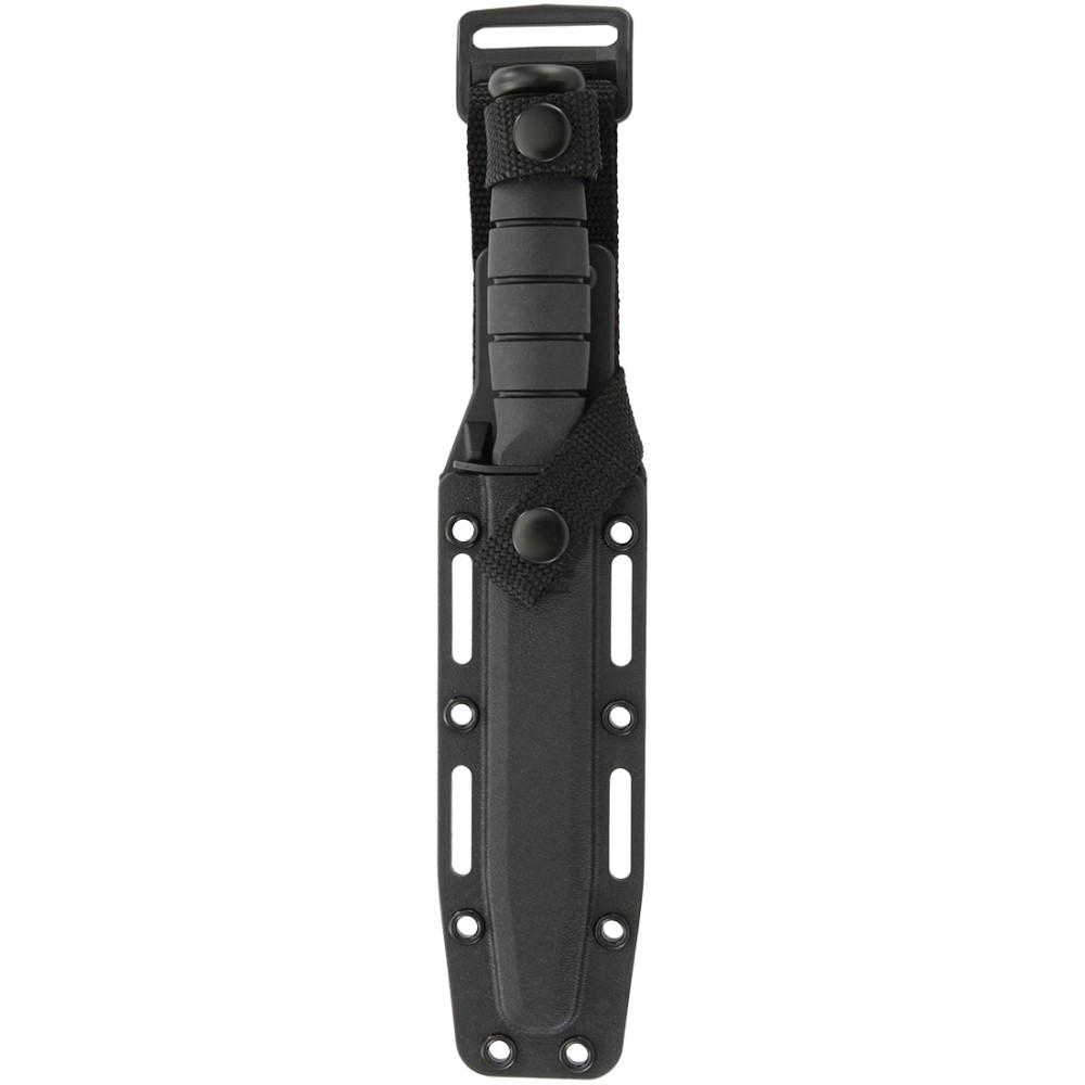 KA-BAR 1258 Short Knife 5.25" Straight Edge with Plastic Sheath - View 2
