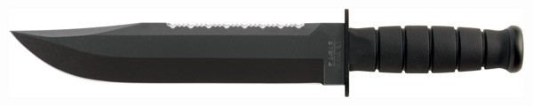 Ka-Bar 2211 Big Brother 9.38" Serrated/Plain Blade, Kraton G Handle, Sheath - View 2